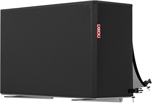 LXKCKJ Cubierta de aire acondicionado para unidades exteriores, tela impermeable 420D, resistente al agua, aire acondicionado de invierno para