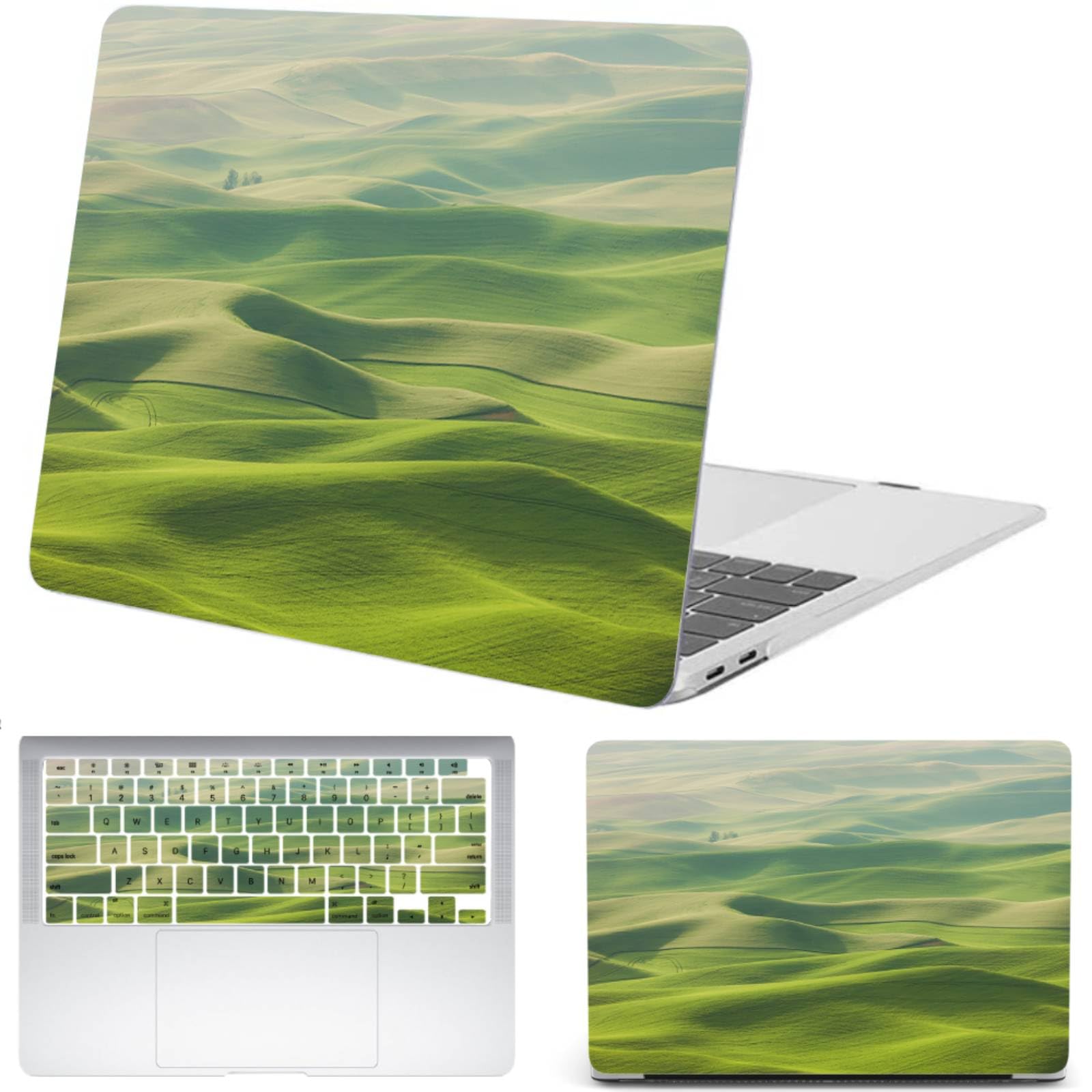 Carcasa MacBook Pro 14 funda plástico con cubre teclado modelos M4 M3 M2 M1 A2779 A2442 8