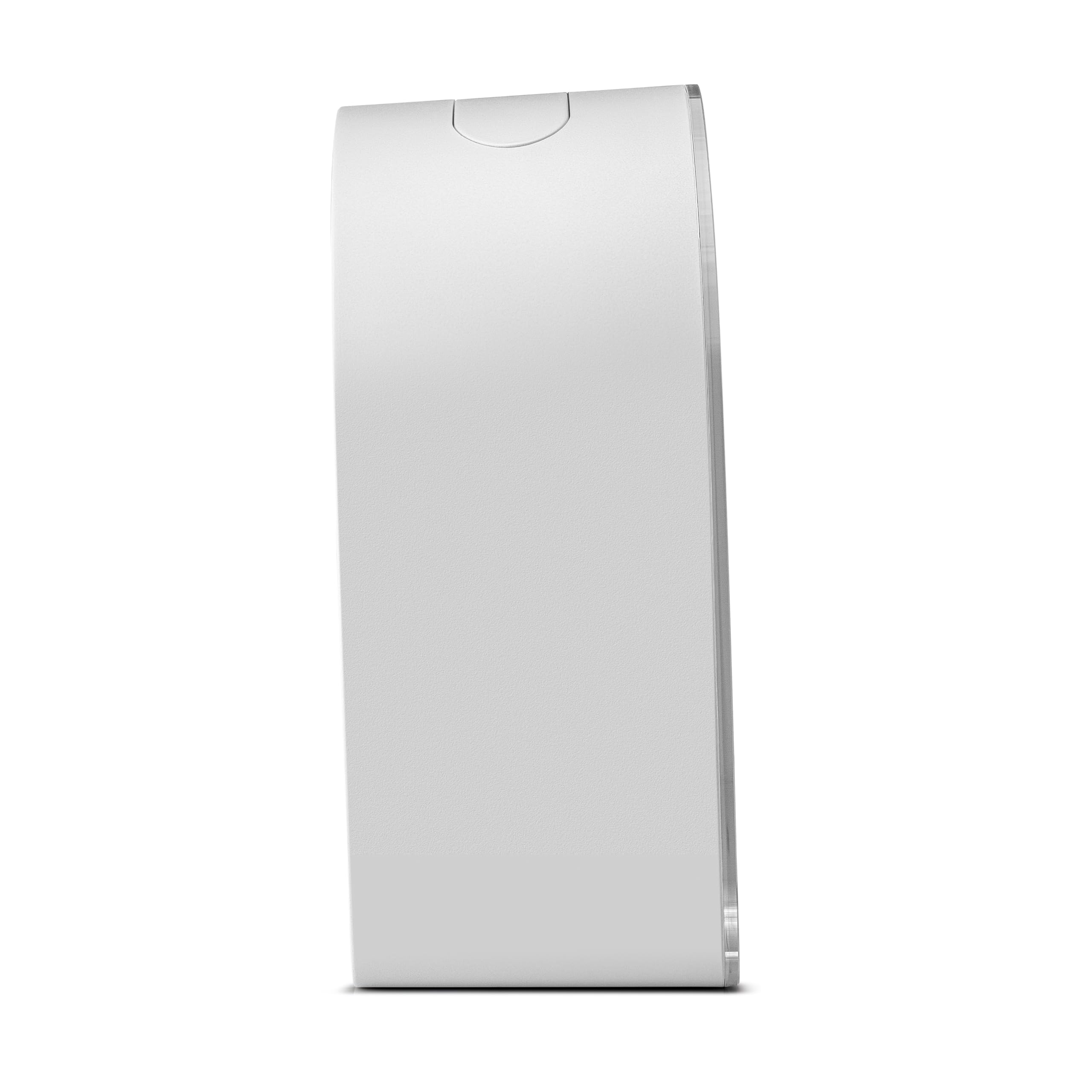 Braun Reloj Despertador de Aprendizaje analógico retroiluminación Continua y de suspensión, manecillas silenciosas, Esfera fácil de Leer, Alarma Sonora in Crescendo en Blanco, Modelo BC22TW.