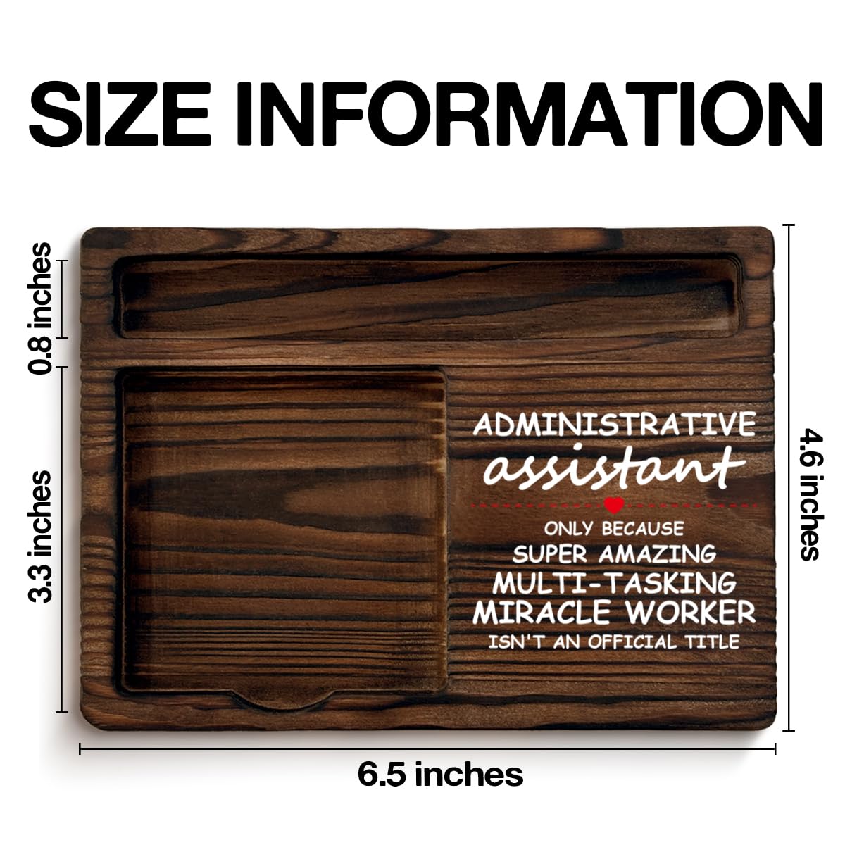 Administrative Assistant Gifts, Appreciation Gift for Secretary Admin Assistant Miracle Worker Sticky Note Holder Office Decor, Administrative Professional Day Gifts