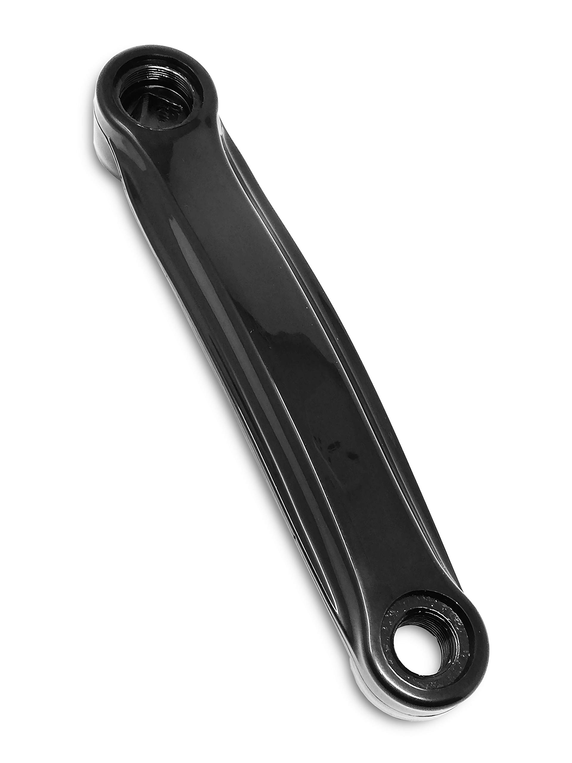 IBK Braccio Pedivella Nera 170mm per Bici Sinistra, Foro Quadrato, Ricambio Universale Nero Gamba Pedali per Bicicletta da Strada, Perno Quadro, Mountain Bike, City Bike Sport e tempo libero