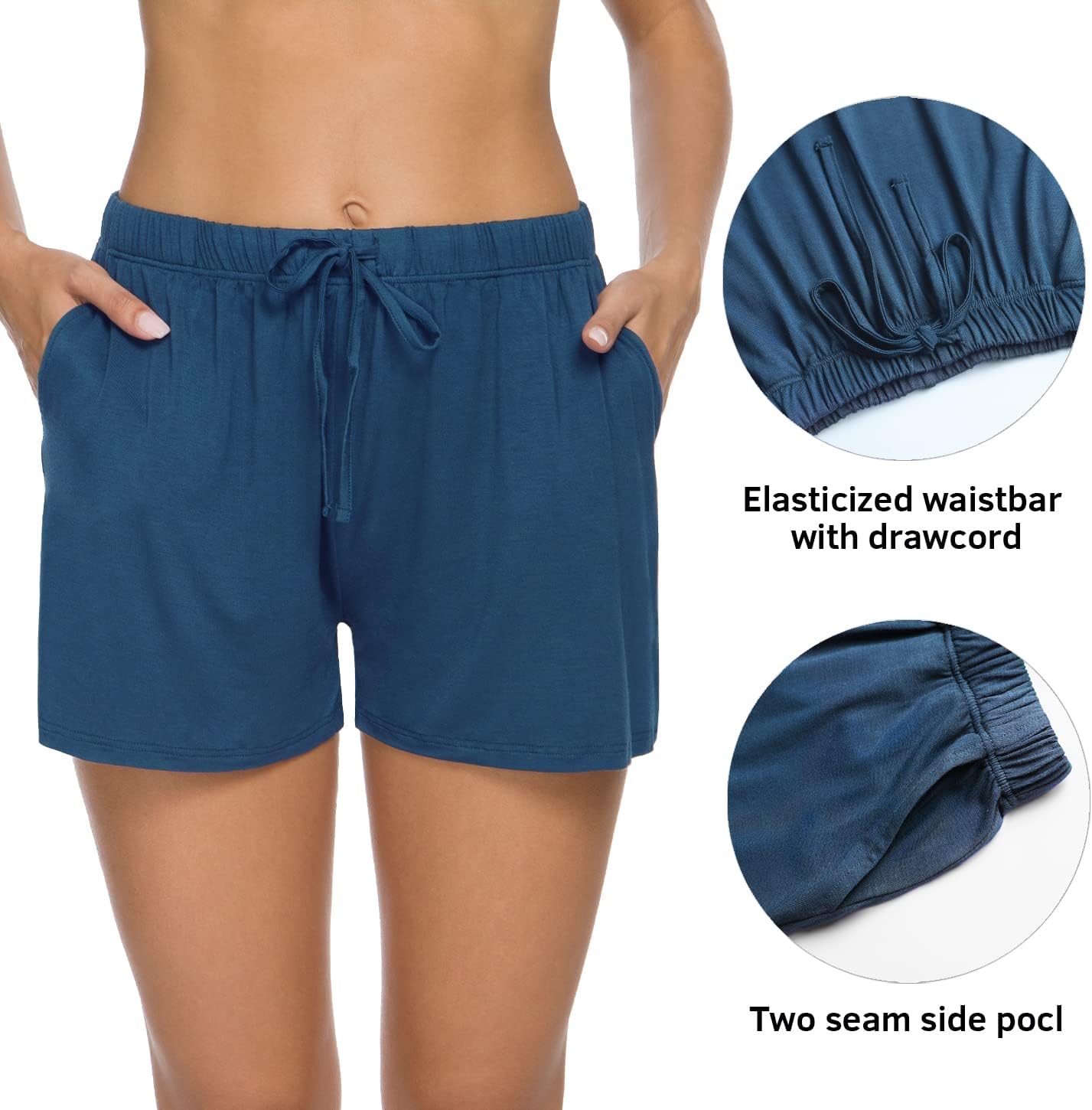 Orrpally Pajama Shorts Womens Lounge Short Sleep Shorts Pajama Bottoms - Image 2