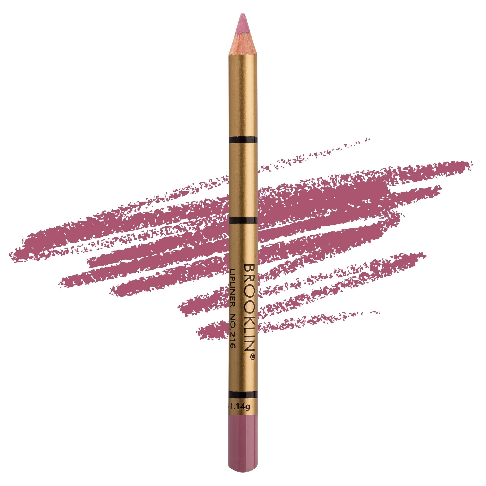 IMPALA | Brooklin Waterproof Lipliner Color Berenjena Pastel 216 | Permanent lip profiler | Water resistant lipstick | Long -term lipliner