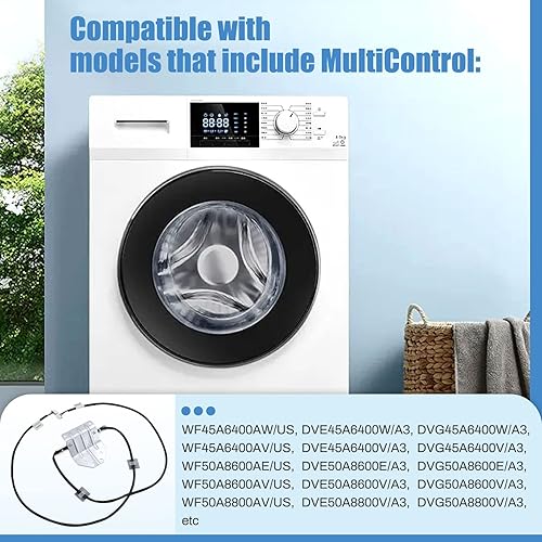 Miniatura 5 de Kit de conexión DV-MCKA1, kit multicontrol de lavandería compatible con lavadora y secadora de carga frontal Samsung o kit de control múltiple