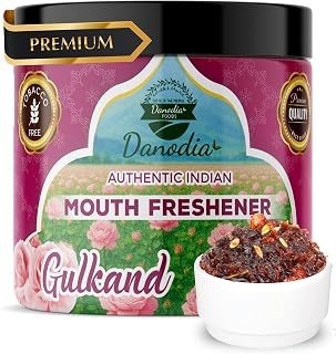 Danodia Foods Gulkand 100g (3.53oz) — Authentic Indian Mouth Freshener (Mukhwas) | Gulkand & Rose, Non-Tobacco, Alcohol-Free, Resealable Pouch