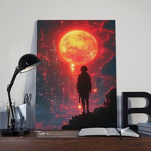 Miniatura 8 de Hyperpop Vaporwave Print  Cyberpunk Retro Room Poster  Holographic Girl Art  RGB Dreamcore Wall Decor Poster Print Decorative Painting Canvas Wall