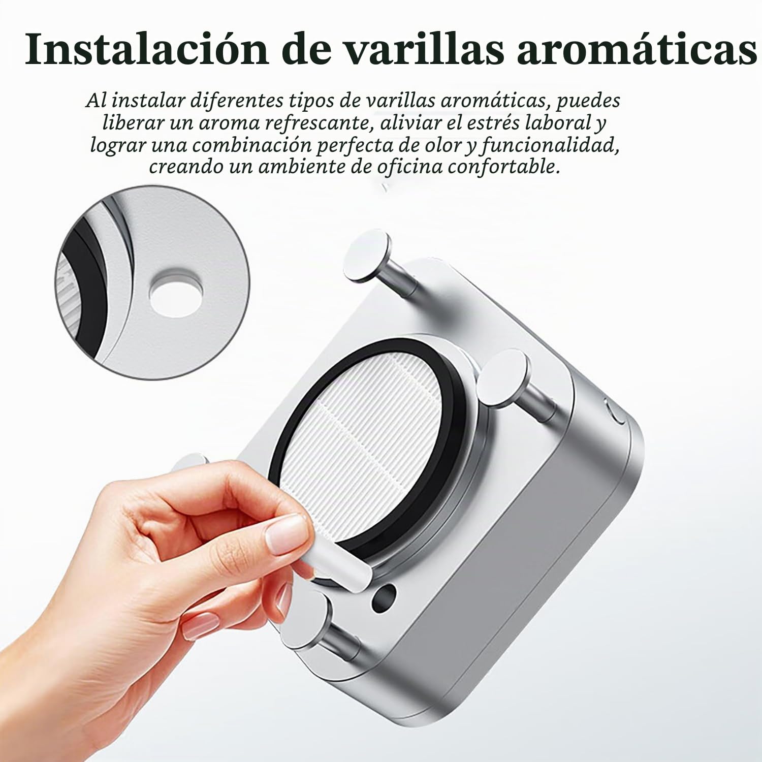 Soporte de escritorio de aluminio para Apple Mac mini M4/M4 Pro (2024), soporte de refrigeración de doble ventilador, diseño de base abierta con acceso de botón inferior y filtro de aire