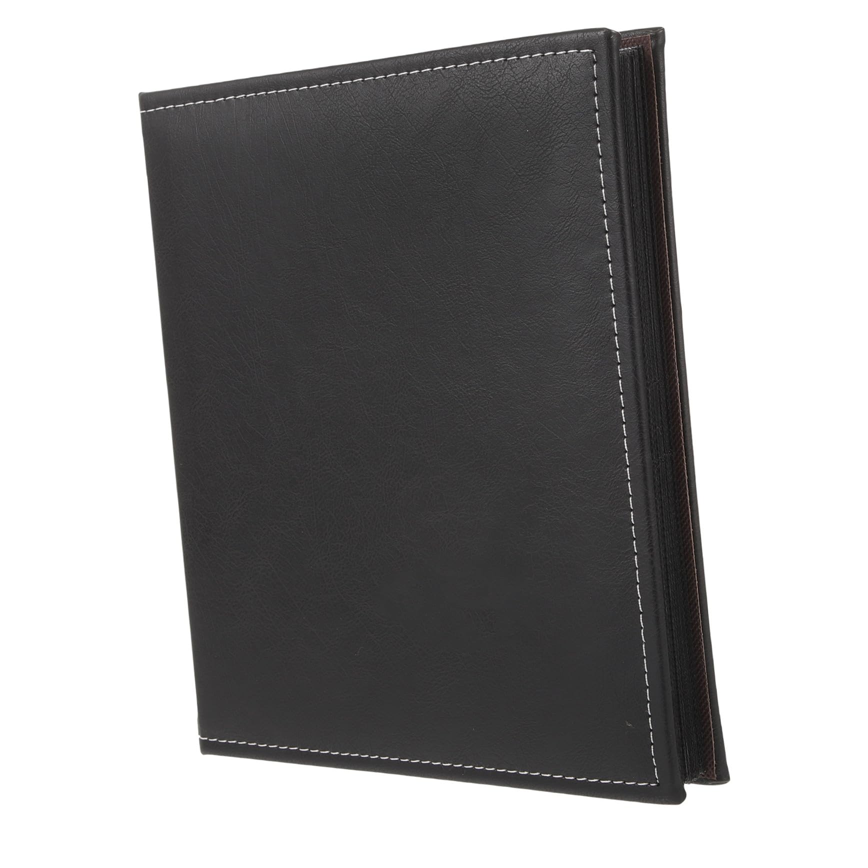 Album photo cuir délicat noir texturé de haute qualité pour collection