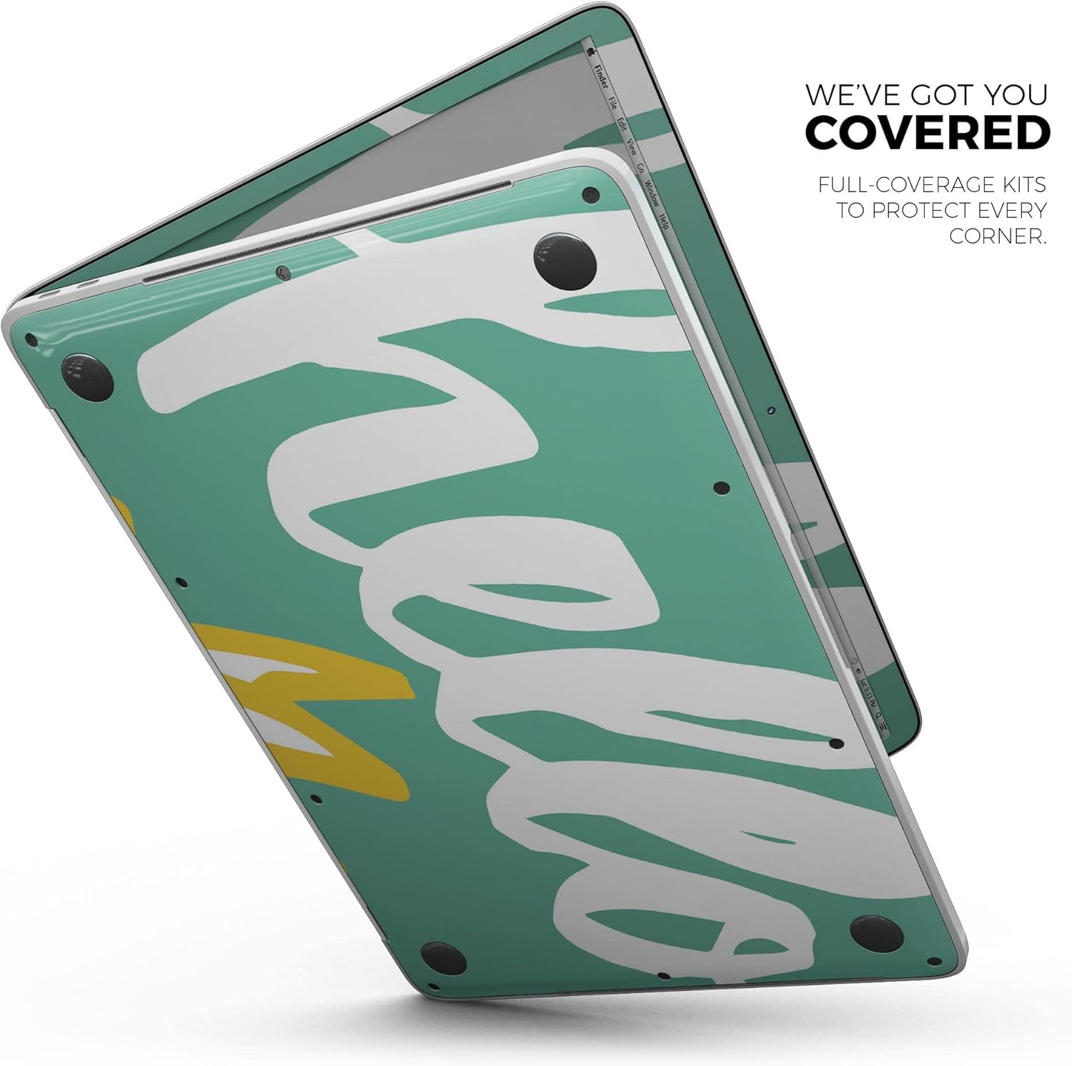 DesignSkinz - Well Hello Pineapple - Full-Body Wrap Protective Decal Skin Kit Compatible with MacBook 14" Pro M1 (A2442)