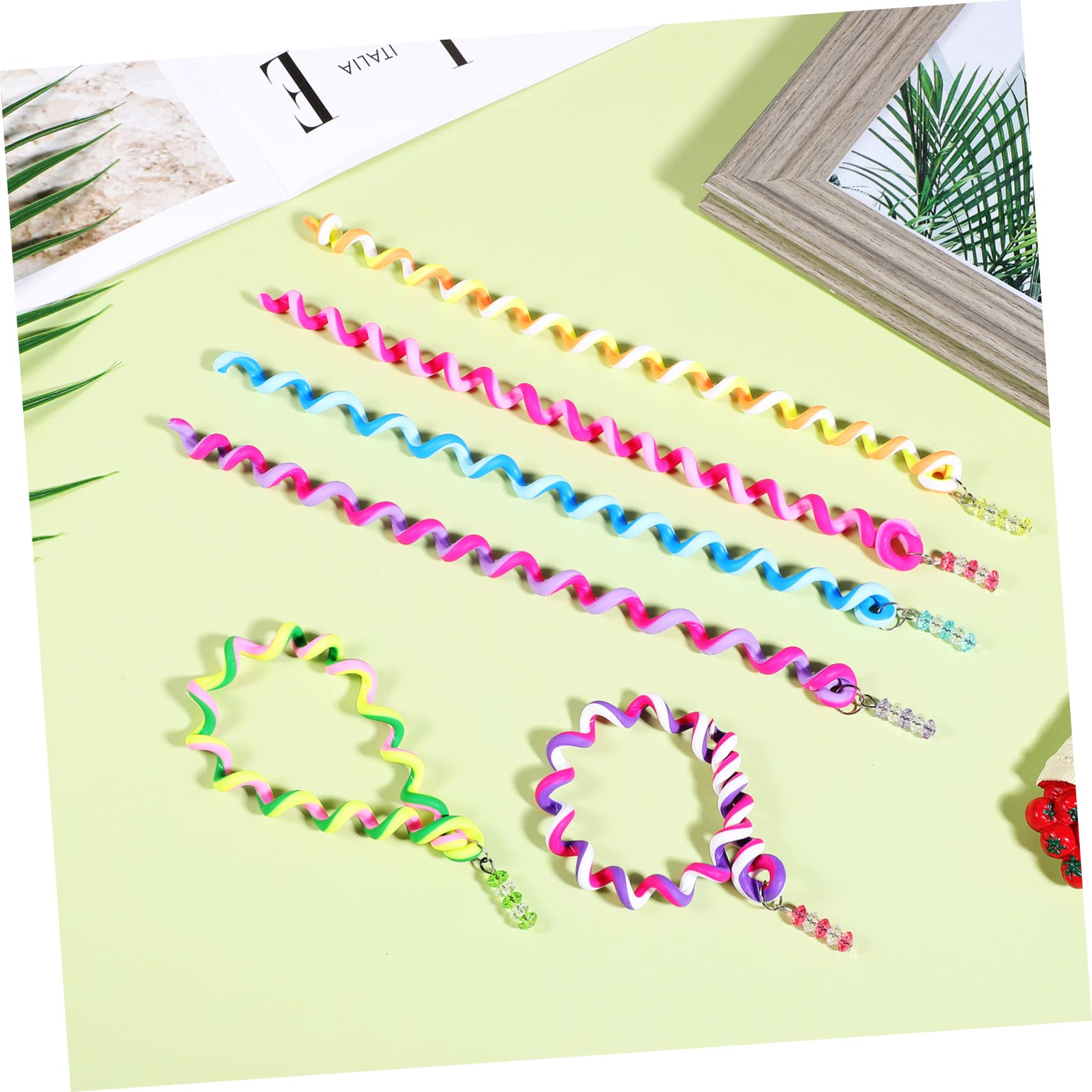 Balacoo Hair Braider Tools for Girls 42 Pcs Hair Braiding Kit Spiral Braid Bands