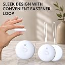 tag8 GPS Smart Tracker for Android Devices Only, Anti-Lost GPS Locator with App Control, Key Finder, Wallet & Pet Tracker, Wireless Tag with Sound Alert and Location History - White gallery image
