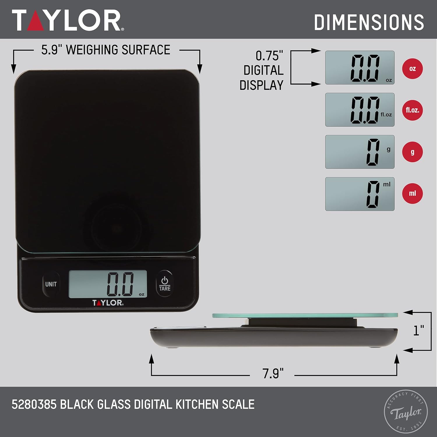 Precision at Your Fingertips: A Review of the Taylor Glass Top Food Scale