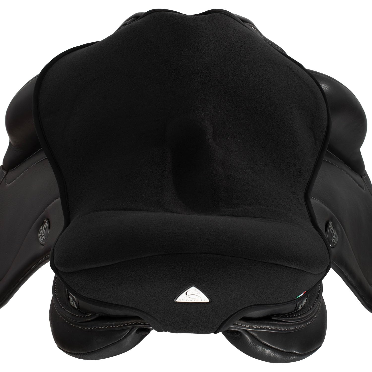 Acavallo Ortho-Pubis Dri - Cojín para Silla de Montar (Talla: M), Color Negro