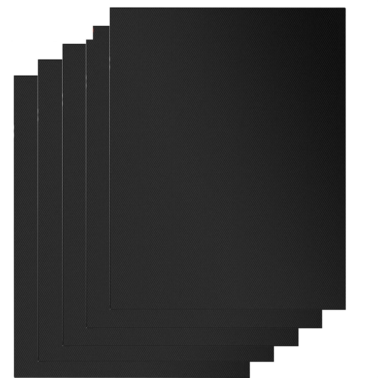 Grillmatte, 44 x 33 cm, antihaftbeschichtet, Grilleinlagen, Backofen-Grillfolie, Grilleinlage, wiederverwendbare Matte, Grillwerkzeuge, Grillzubehör(5pcs)