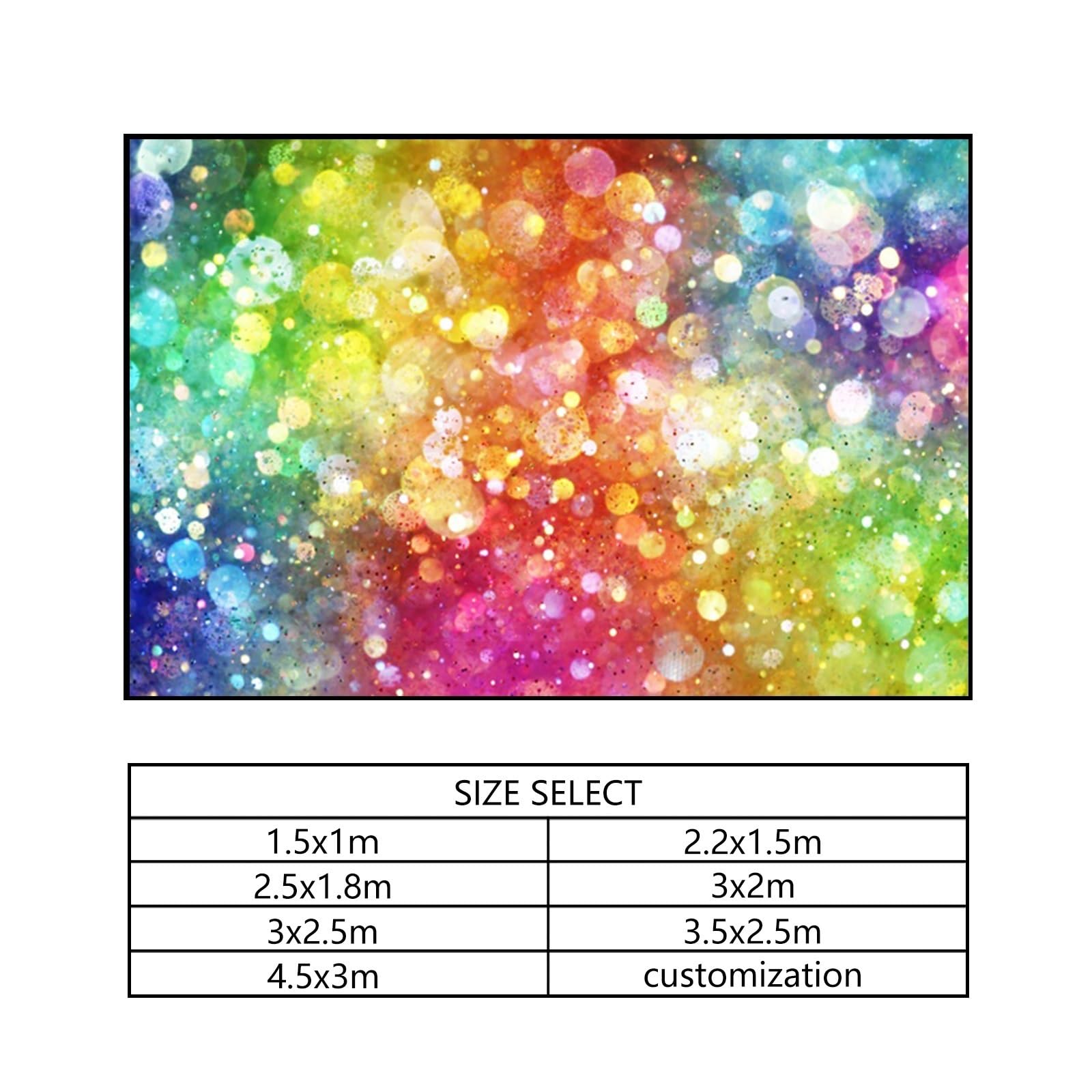 YongFoto 3x2,5m Vinile Sfondo Fotografico Aloni Bokeh Glitter Paillettes scintillanti Fondale Foto Festa Bambini Boby Partito Studio Fotografico Puntelli