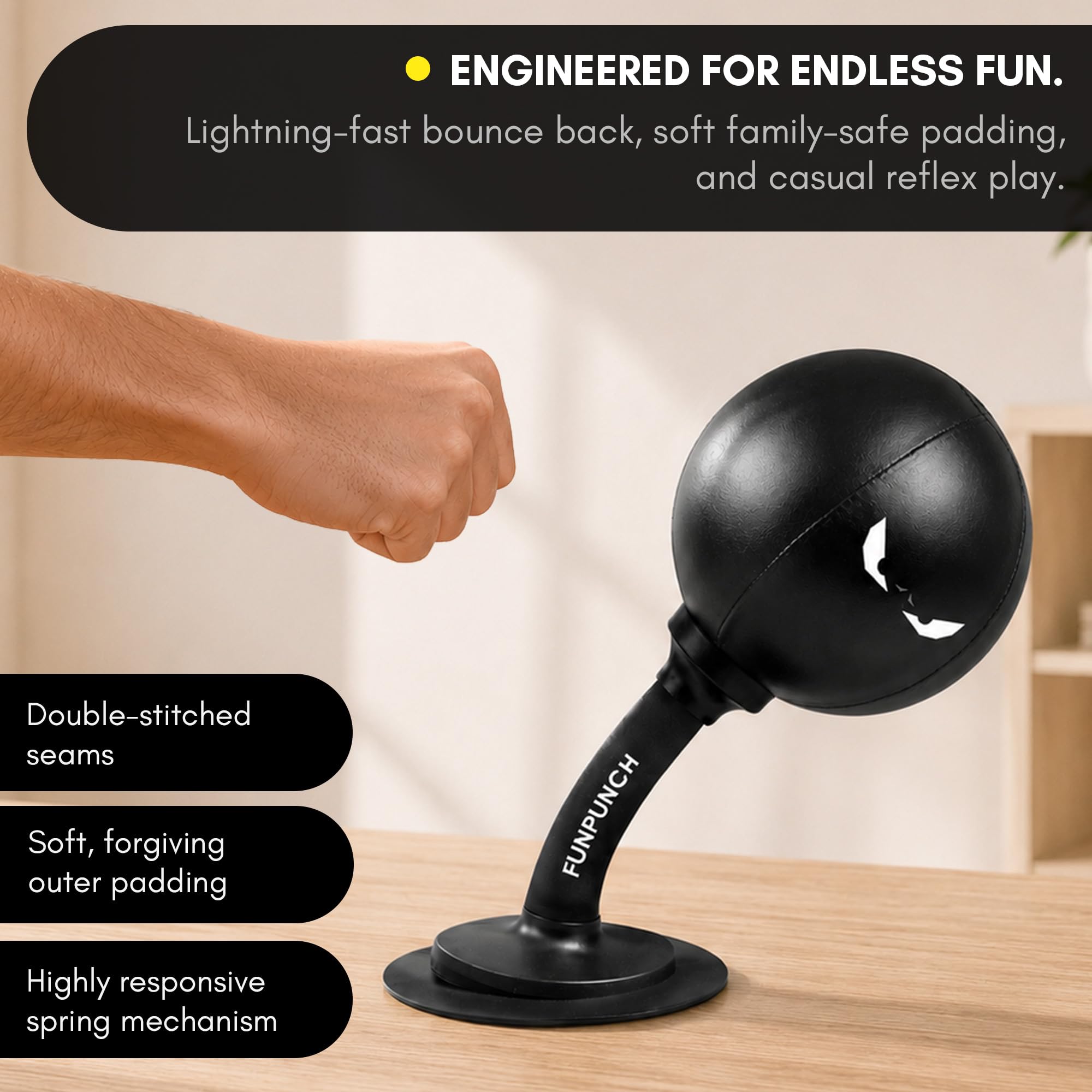 Amazon.co.jp: FunPunch レイジバッグ デスクトップ パンチングバッグ