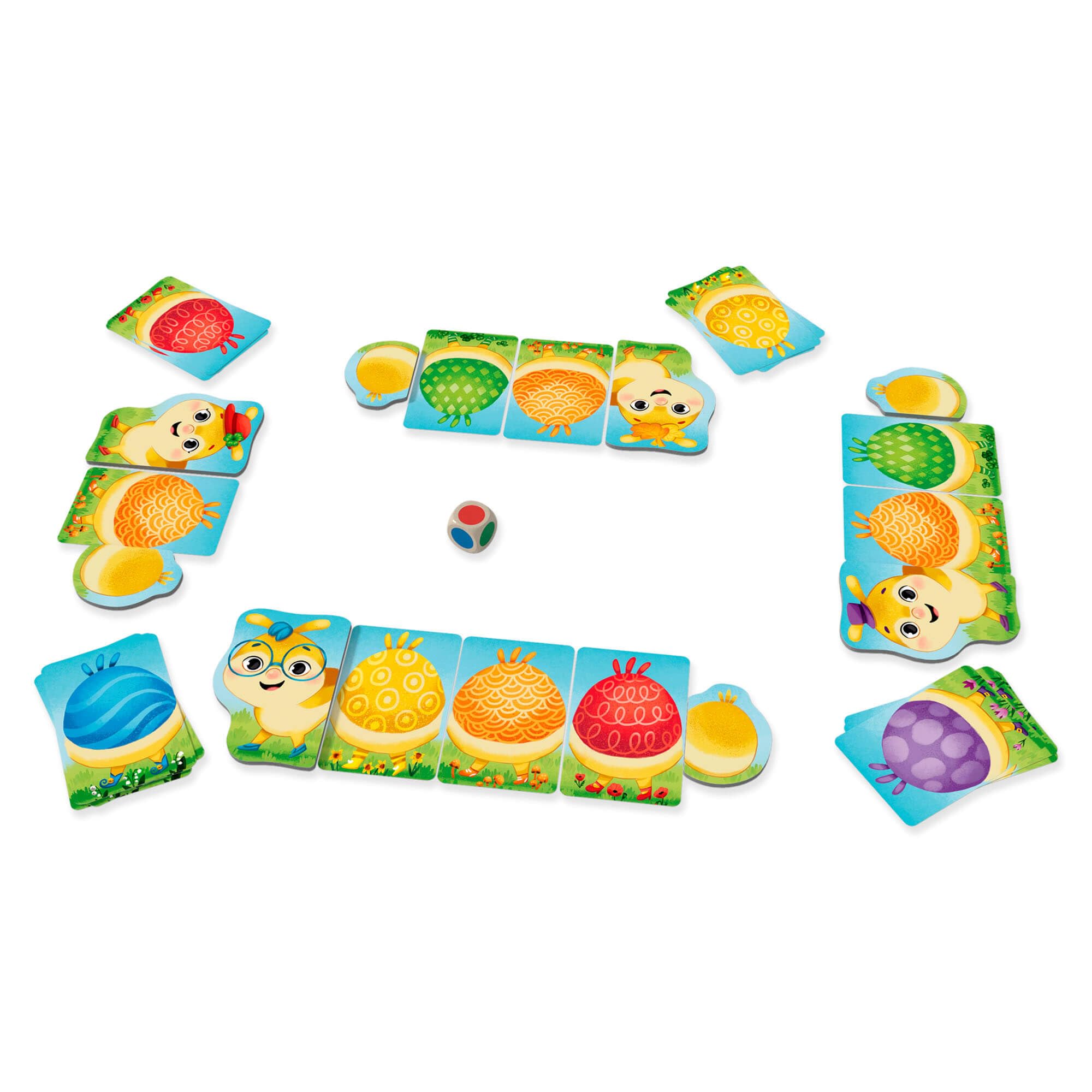 Amazon | HABA リトルレインボー キャタピラー ミニゲーム カラーと 