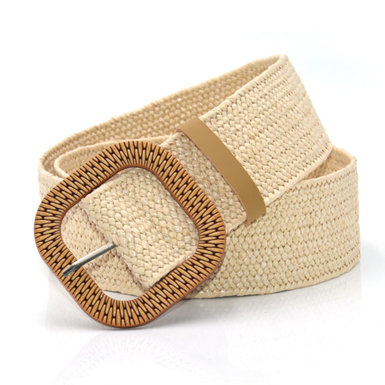 Vintage SITI Belt Enamel Buckle Braided Stretch Rope Belt Braided Cardinal and Gold Golf Ratchet Belt 1.38 main image 2