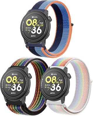 Harikiri 20mm 22mm Nylon Bands Compatible with COROS PACE 3/APEX 2 Pro/PACE 2/APEX Pro/APEX 2/APEX 46mm/APEX 42mm for Men and Women