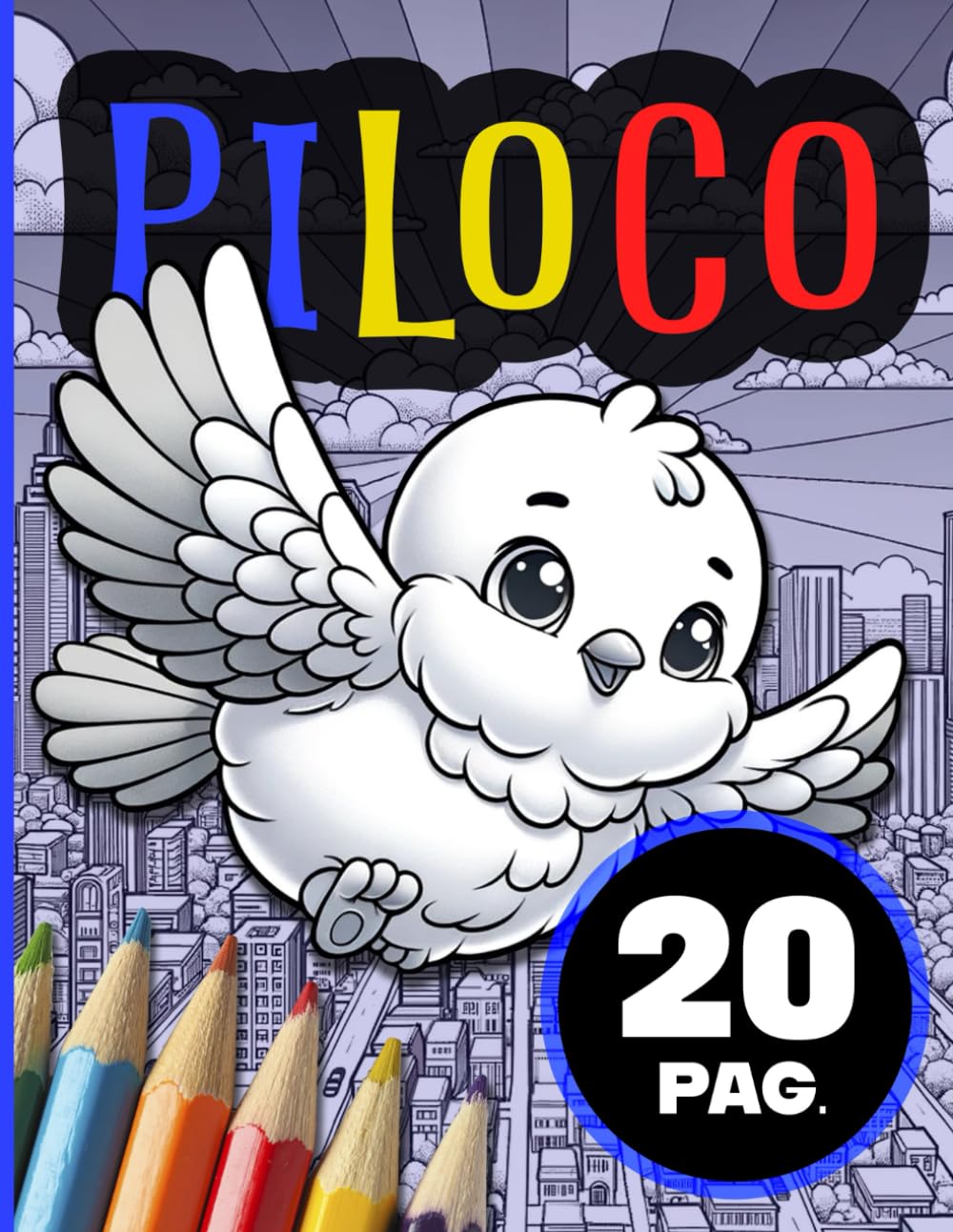 PIloco: Smart Coloring Book – Easy Math for Kids (Ages 4–8) (LumiCromi Coloring Books)