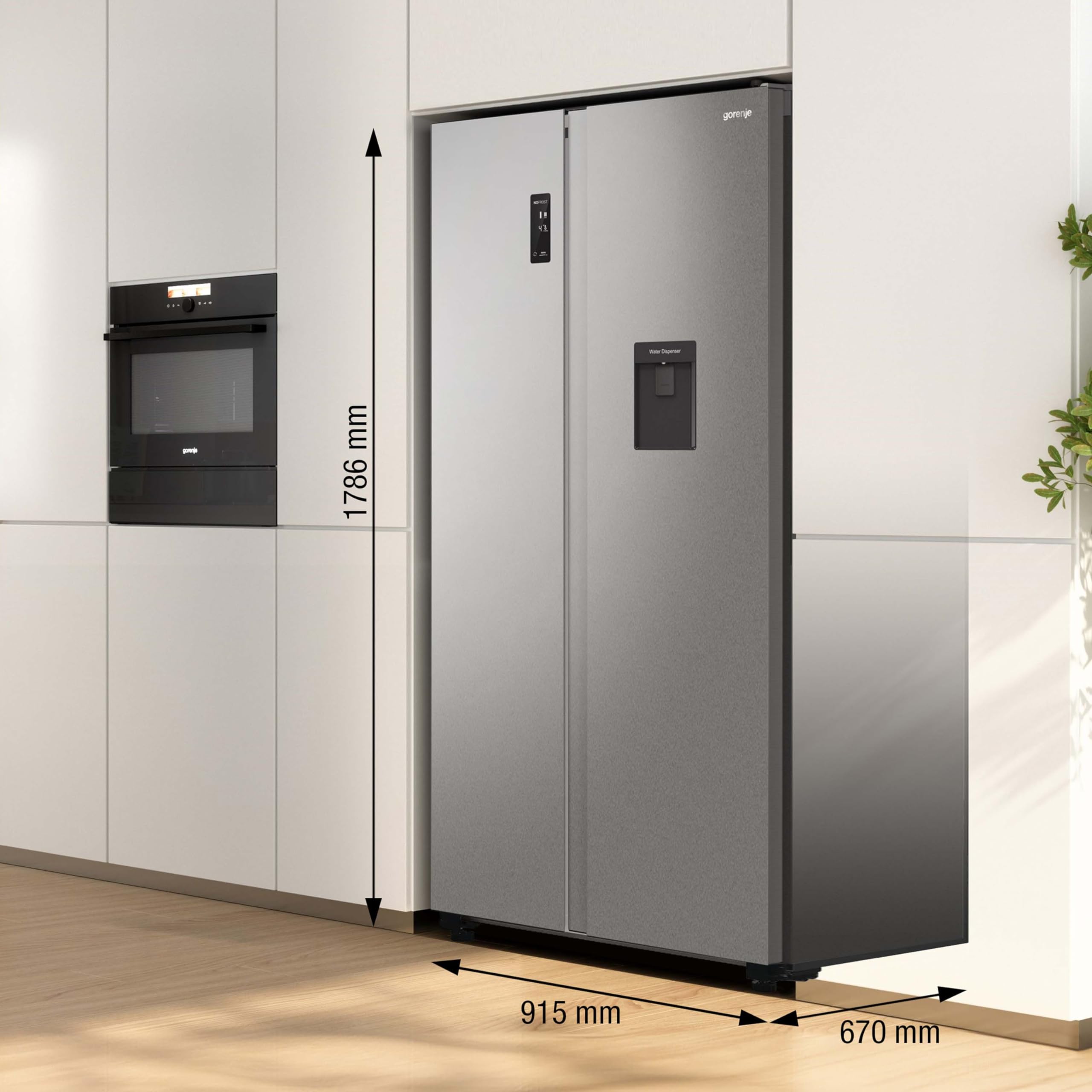 Gorenje NRR 9185 EAXLWD Side by Side Kühl-Gefrierkombination – Bild 3