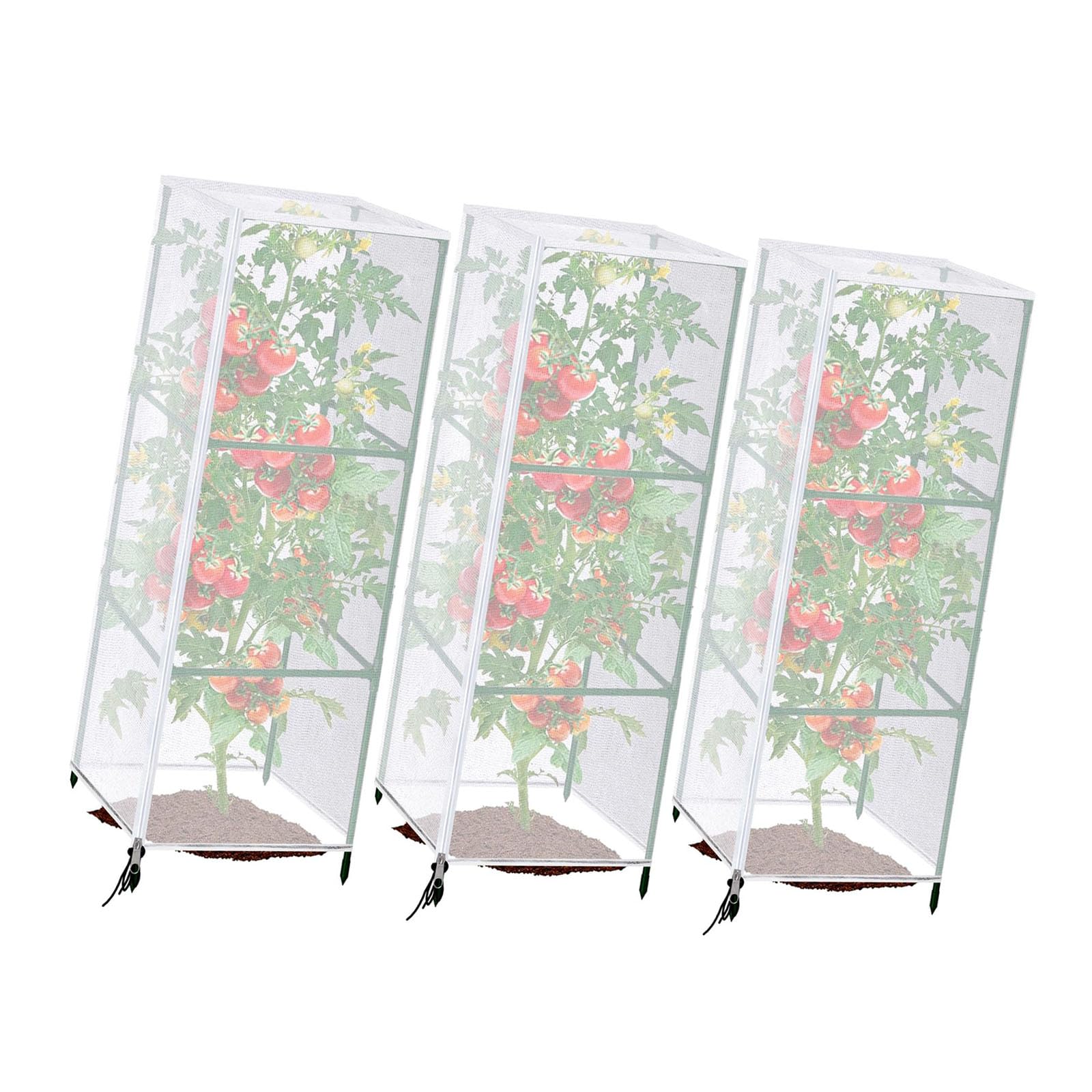 Recyclable Slide Bird Networking with Cord for Vegetable Bushes Produce Security Garden Net Protect for Vegetables Posies