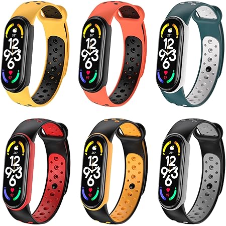 SenMore Compatibile Con Xiaomi Mi Band 6 Mi Band 5 Cinturino In Pelle Xiaomi Band 4/3 Cinturino Orologio Braccialetto Smart Watch Cinturino Di Ricambio Per Xiaomi Mi Band 6/5 Mi Band 4/3 - Foto 3