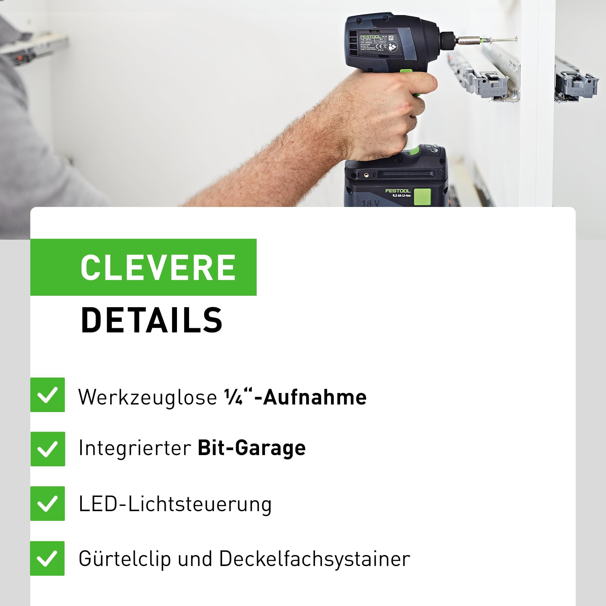 Festool Avvitatore a impulsi a batteria TID 18-Basic