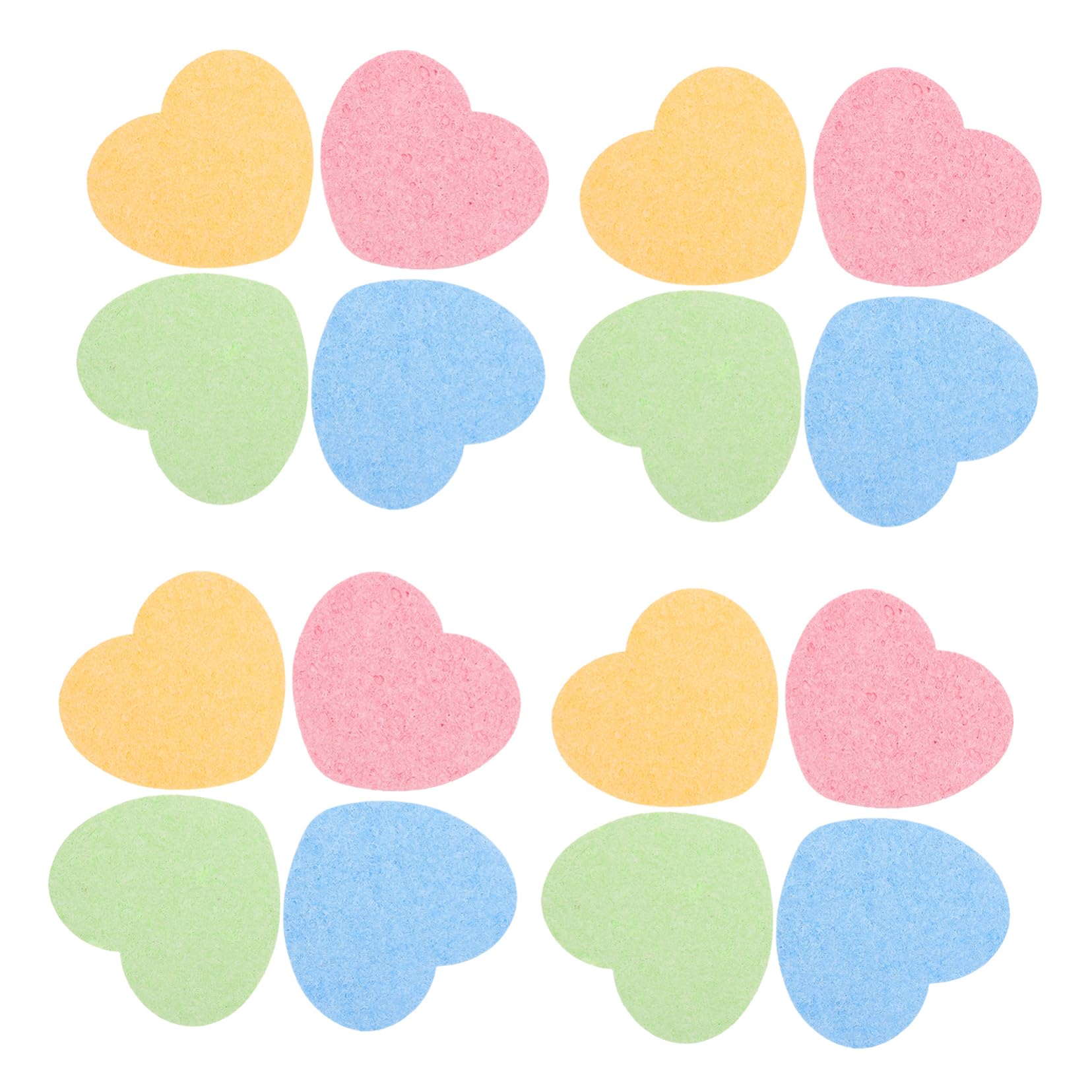 OATIPHO 20pcs Face Cleaning Sponges Cleaning Sponges Powder Face Washing Tool Wood Pulp Cotton