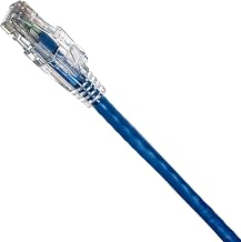 NTW NTW 1 ' Lockable CAT6 Patented Net-Lock Patch Cord, Snagless, Blue (NL-U6K-001BL)