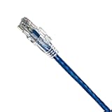 NTW NTW 1 ' Lockable CAT6 Patented Net-Lock Patch Cord, Snagless, Blue (NL-U6K-001BL)