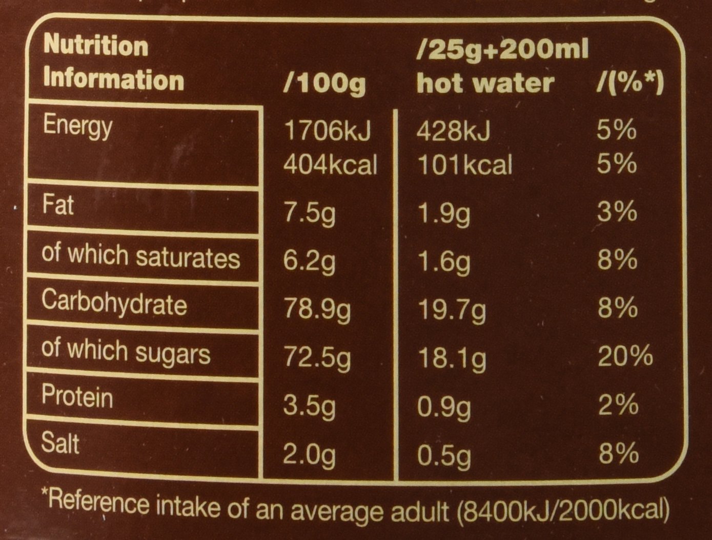 Galaxy Instant Hot Chocolate Drink 1000g