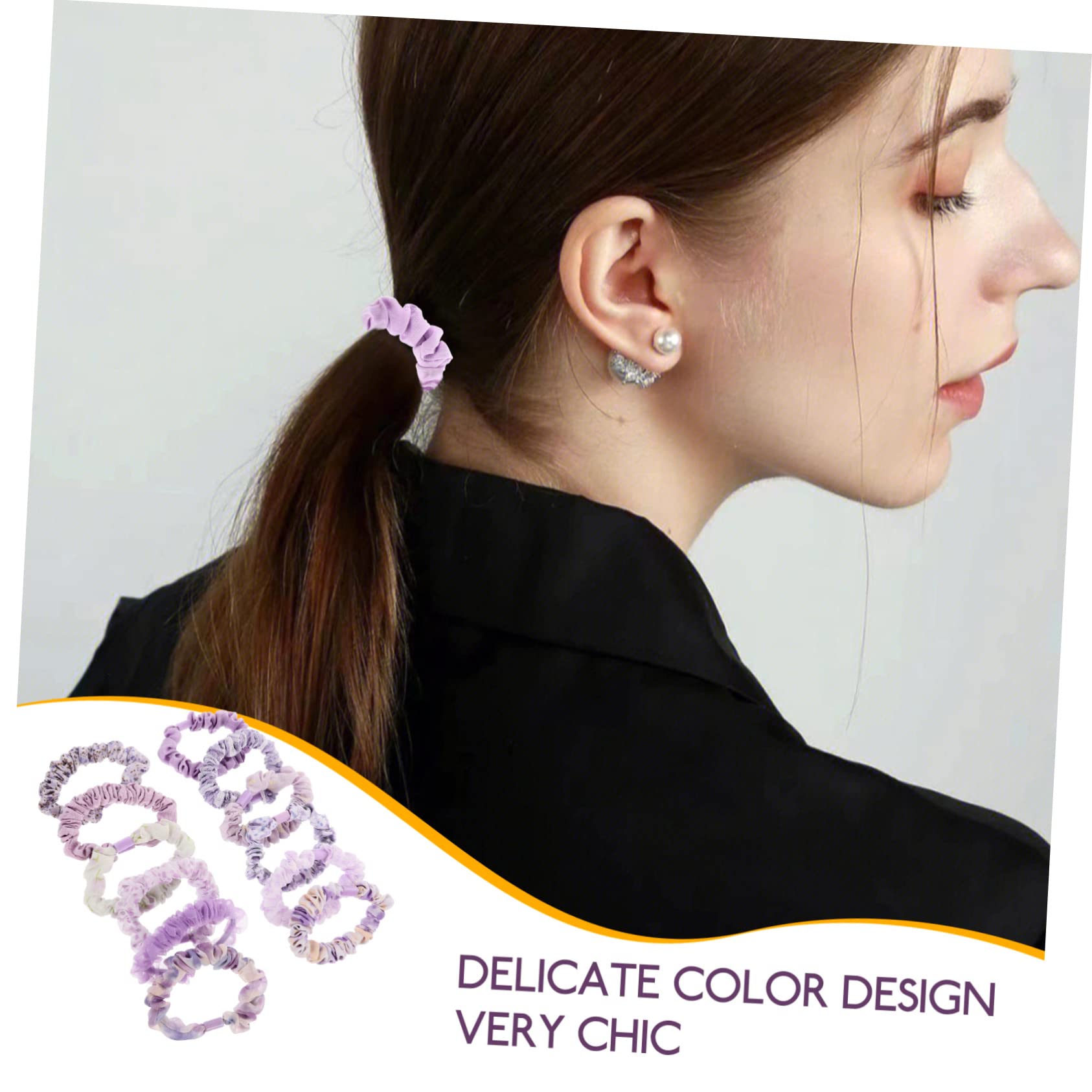 FRCOLOR 5 Juegos De Coleteros Elásticos Sin Costuras Para Niña Accesorios Para El Cabello 12 Unidades X 5