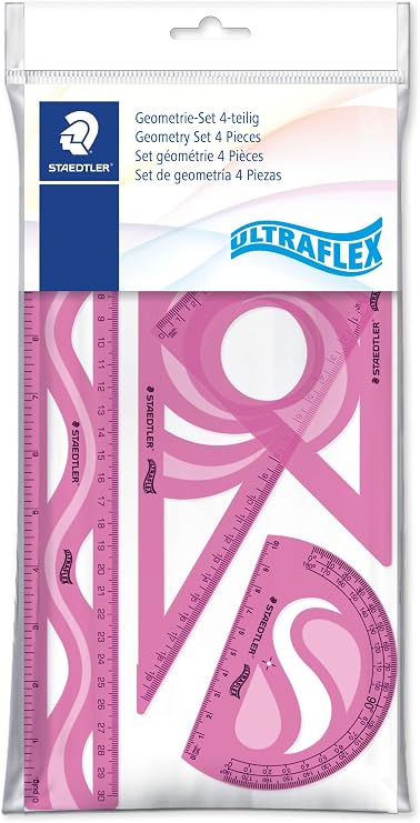 STAEDTLER Mars 569 Ultraflex Geometry Set - 4 Colors