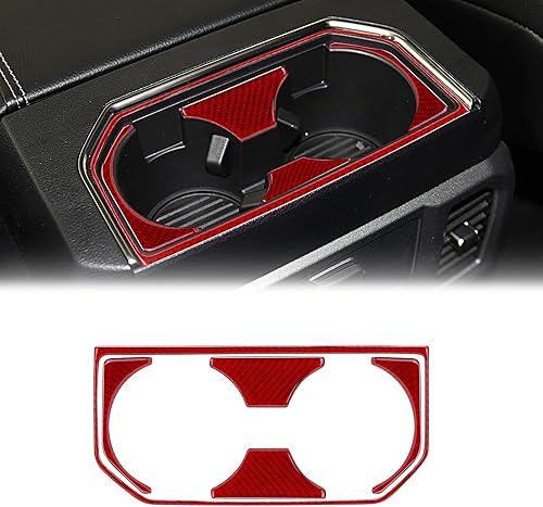 LANZMYAN Compatible con caja de cambios de marchas adhesivo de fibra de carbono para caja de cambios, accesorios interiores para Ford F150 2015 2016