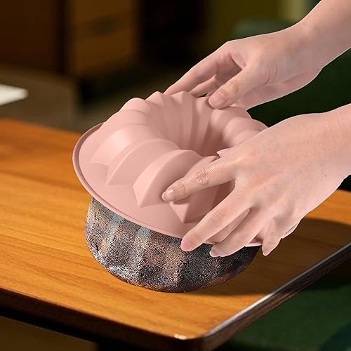 Miniatura 2 de Molde de silicona para tartas en forma de flor, molde antiadherente, molde flexible reutilizable para hornear pasteles, cupcakes y chocolate,