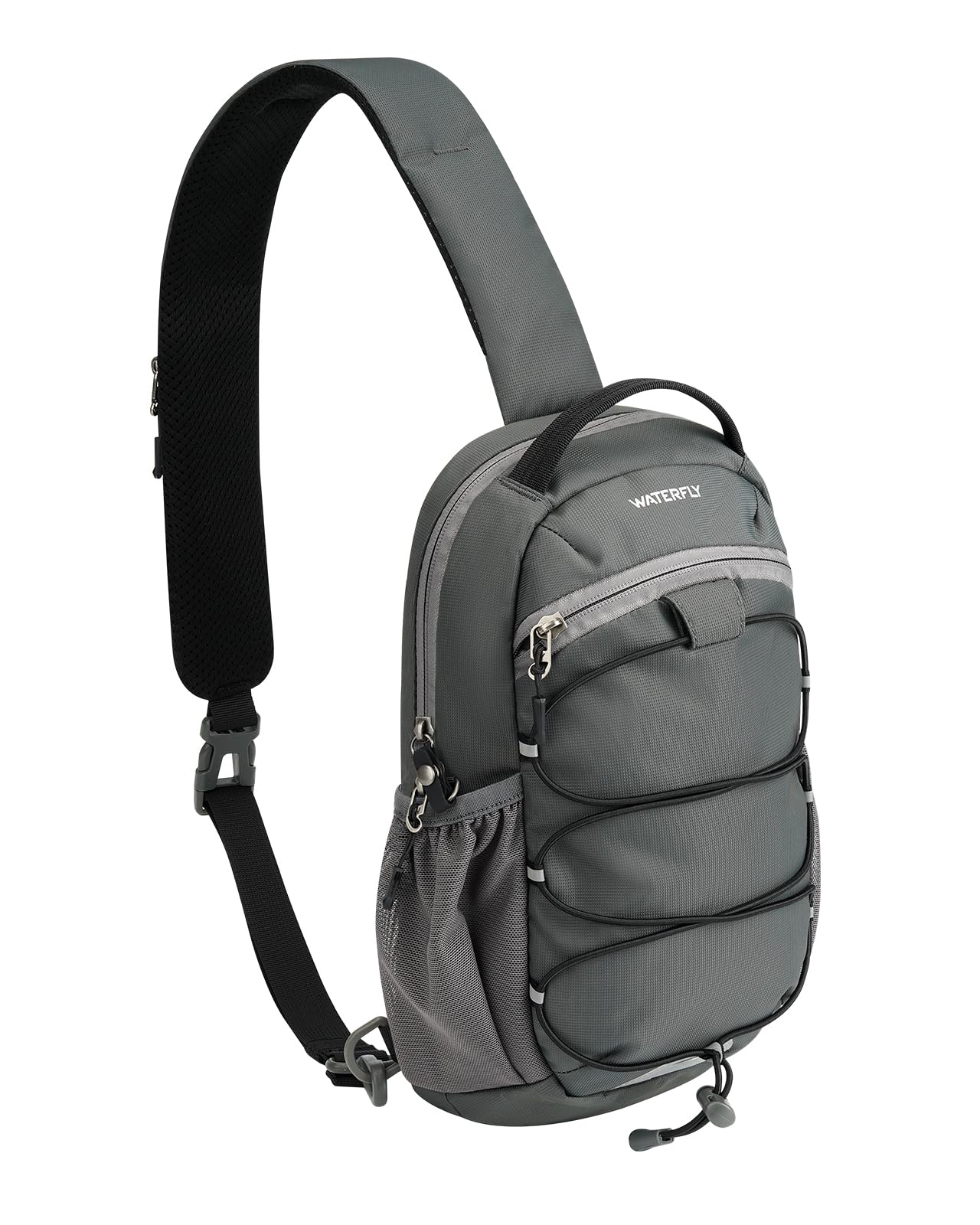 WATERFLY RFID Anti Theft Sling Bag: Small Crossbody Travel Hiking Daypacks
