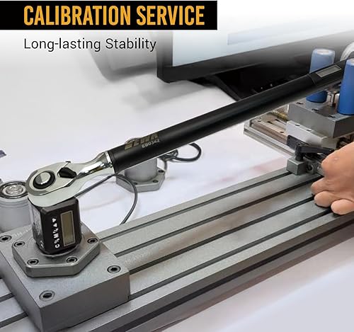 Miniatura 7 de EWK Llave dinamométrica digital electrónica de 12 pulgada, 12.5 - 250 pies-libras (17 - 340 Nm), con zumbador y notificación de flash LED