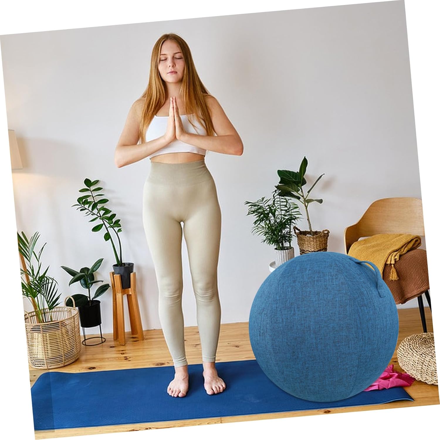 Breathable Cotton Comfortable Reusable Protector Sleeve for Workout and Exercise Stylish Design for Home Use and Yoga Sessions
