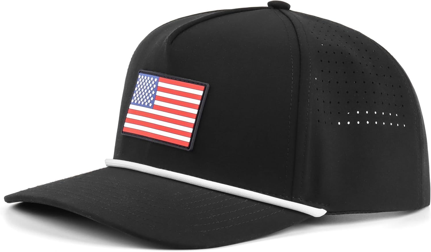American Flag Rope Hat; Old Glory Golf Hat
