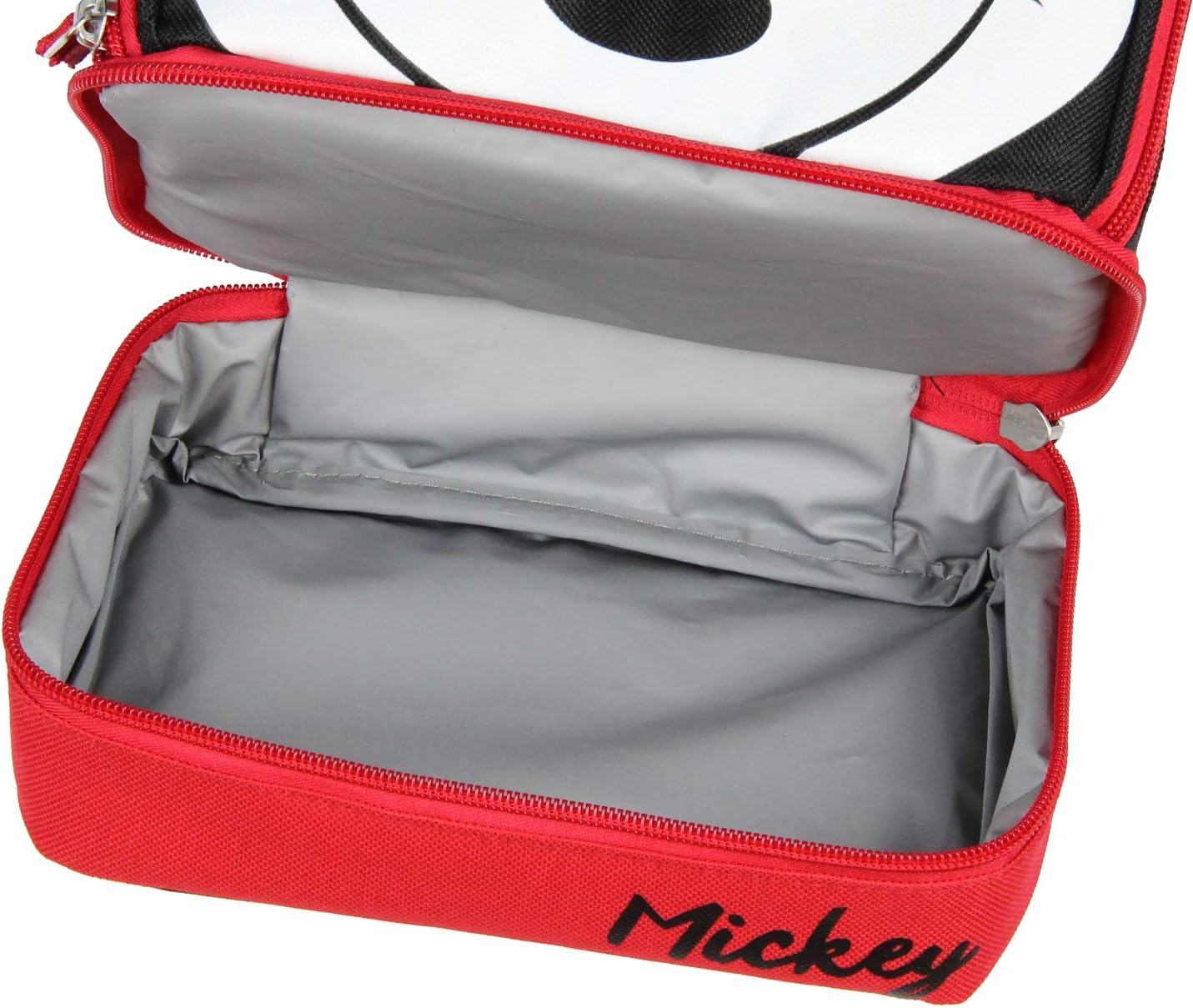 Disney Mickey Mouse Dual Compartment 3D Ears Winking Mickey Insulated Lunch Box 10" - Image 4