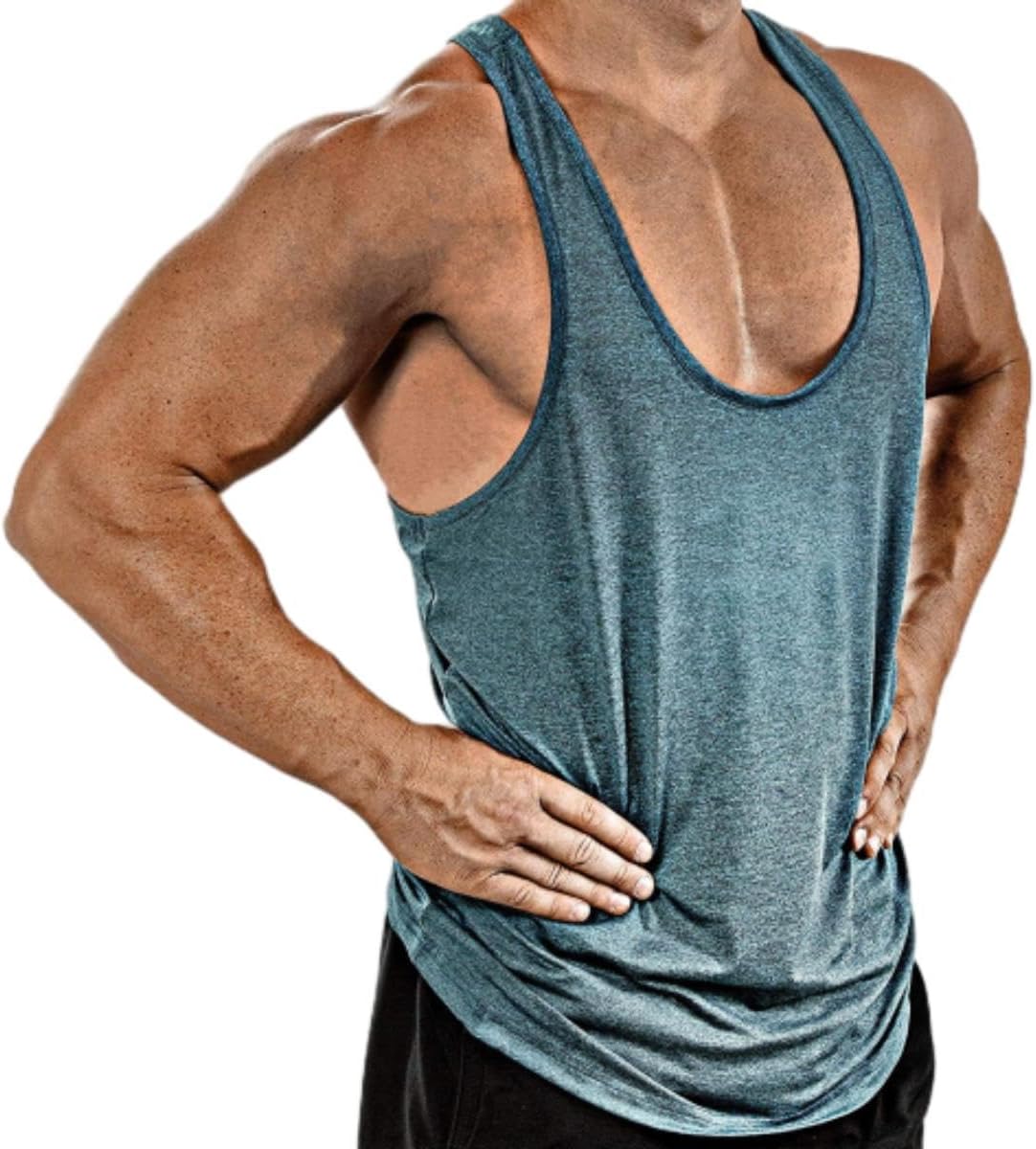 Men T-Shirt Men Fitness Workout Running Shirt Men Base Shirt Men Classic Fashion Tankshirt Men Trend Casual T-Shirt Men Sports Shirt