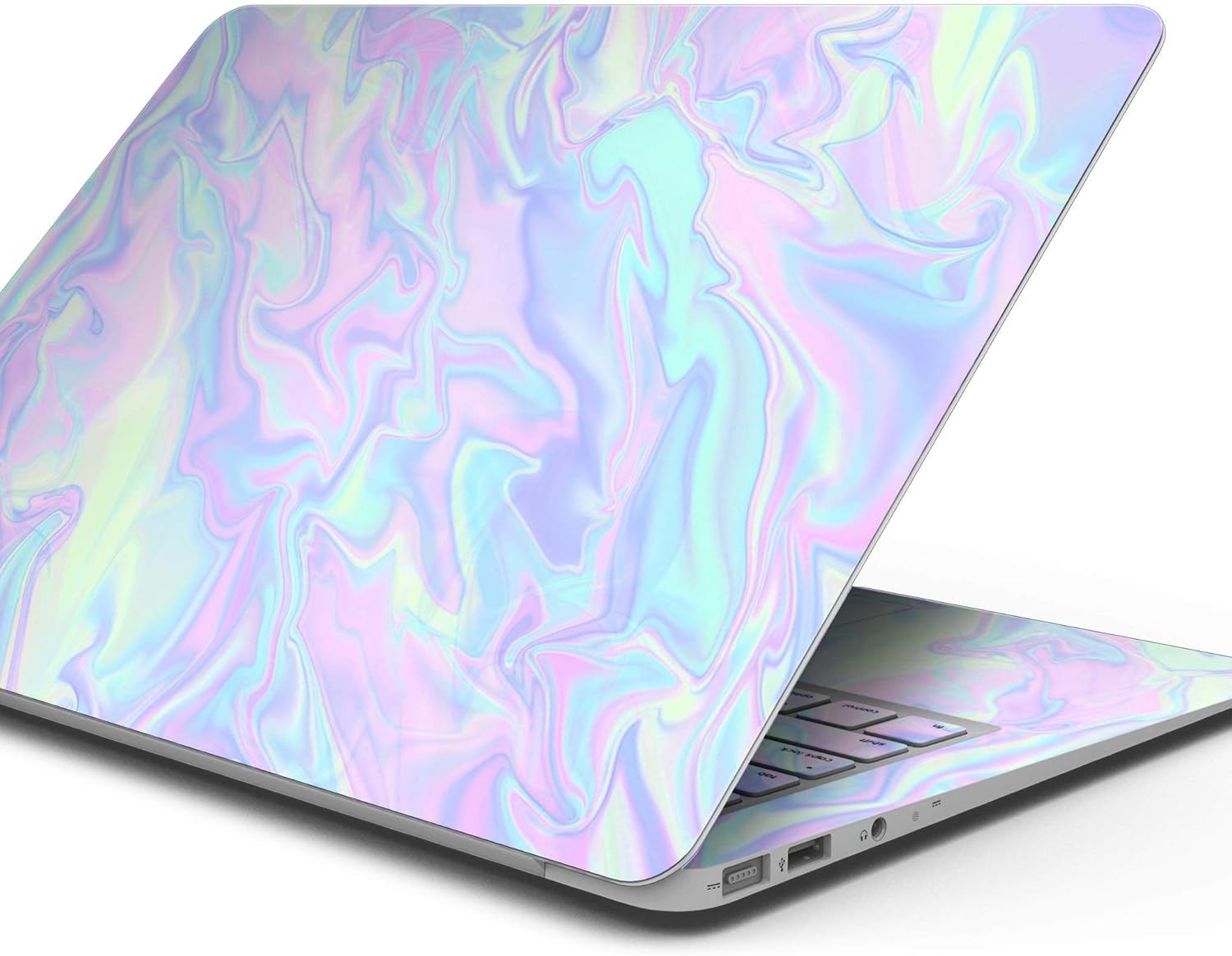 DesignSkinz - Compatible with MacBook Pro 16" M3/M4 (A2991/A3403) - Skin Decal Protective Scratch Resistant Vinyl Wrap - Iridescent Dahlia v1