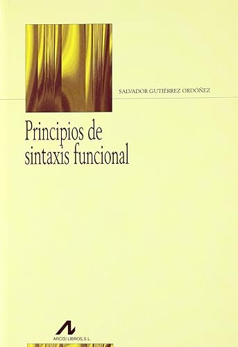 Principios de sintaxis funcional (Bibliotheca philologica)