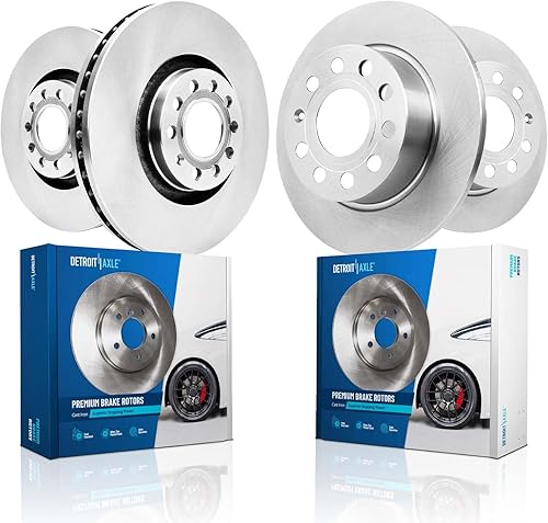 Miniatura 34 de Detroit Axle - Kit de freno delantero para Chevrolet Aveo Aveo5 Spark Spark EV Pontiac Wave Wave5 G3 Suzuki Swift+ Rotores de freno de disco de