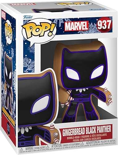 Funko Pop! Marvel: Pantera Negra de Pan de Jengibre