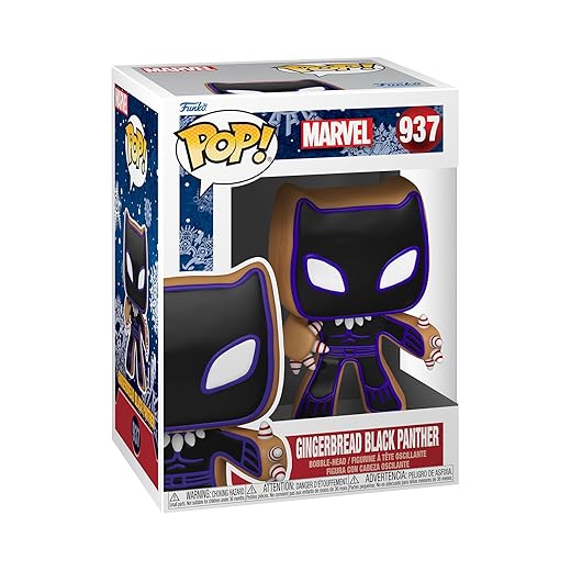 Funko Pop! Marvel: Gingerbread Black Panther