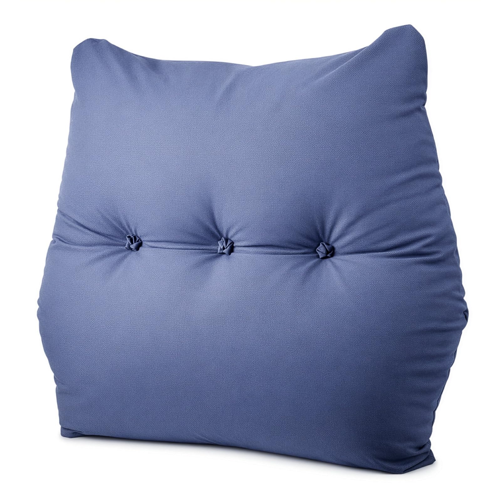 evergoods 20.5cm Deep Extra Thick Back Support Cushion (Blue)