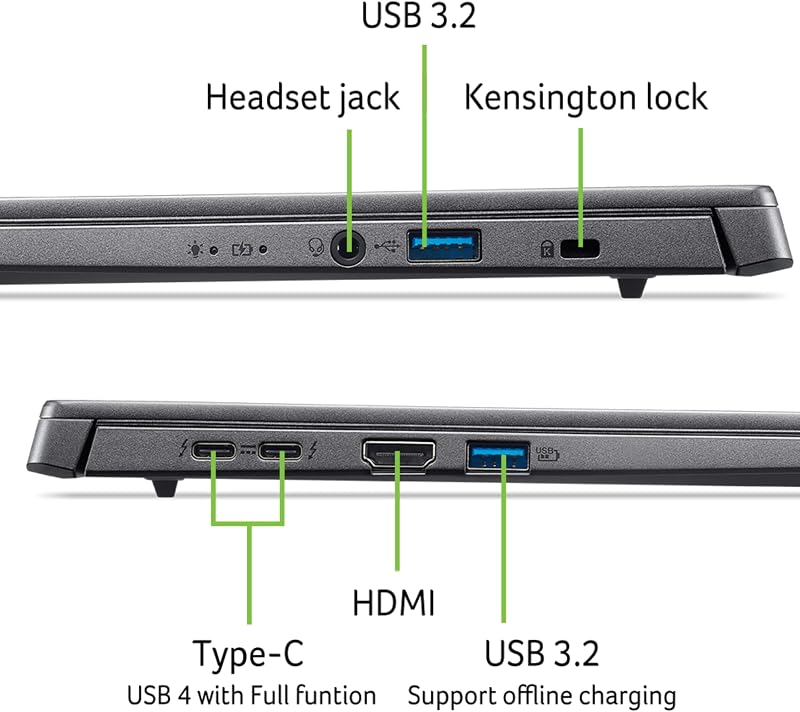 Acer Aspire FHD Touchscreen Laptop, Intel Ultra 7 258V, 32GB RAM, 1TB SSD image 7