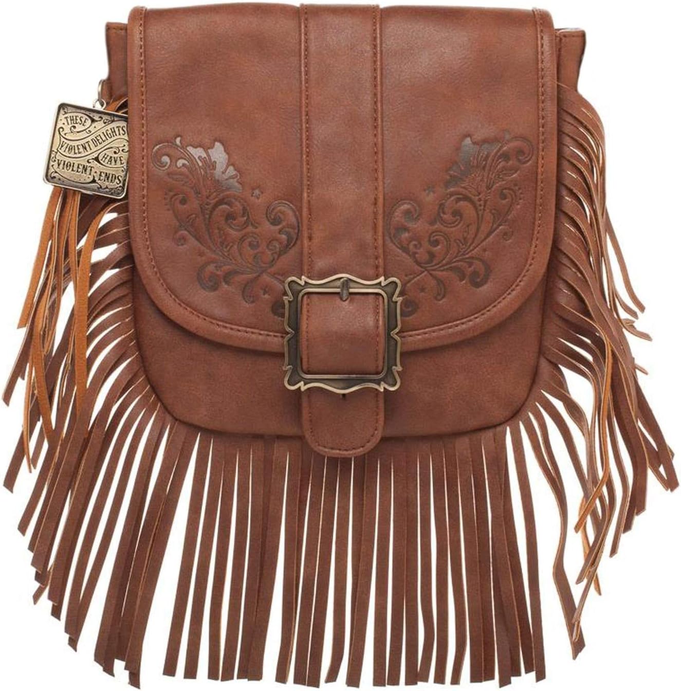Westworld Dolores Saddle Bag Fringe Handbag Home & Kitchen